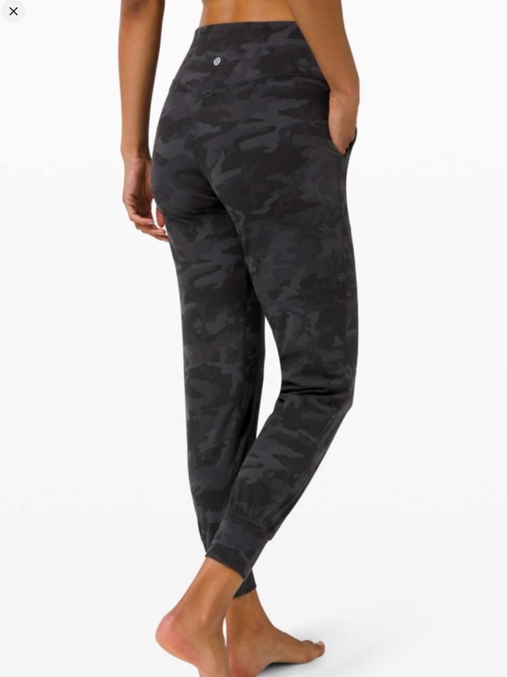 Lululemon Align Jogger Black/Gray Camo Size 6